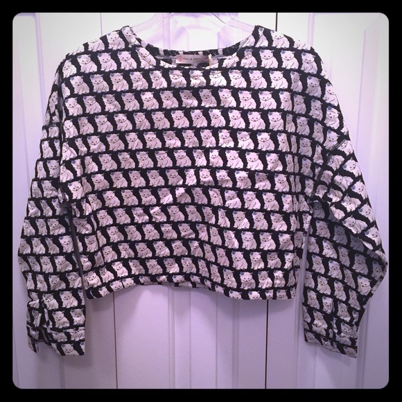 NWT Paul & Joe Sister kitten crop top! 😻