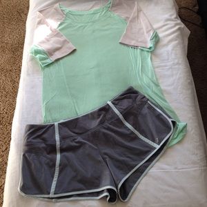 Lululemon VSX bundle shorts top medium