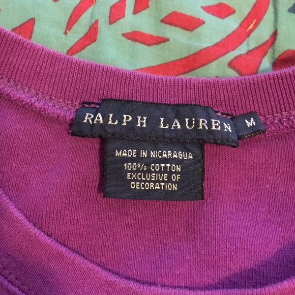 Purple Ralph Lauren crew neck! Perfect condition - Picture 2 of 2