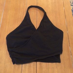 Black Halter Top