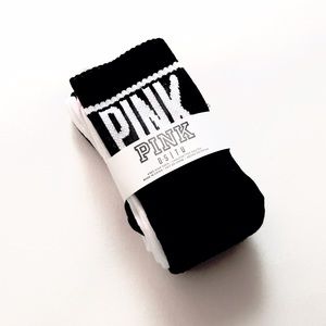 PINK knee high socks