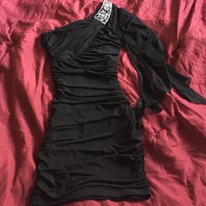 Black Form Fitting Dress