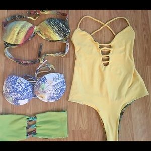 San Lorenzo cross-back one piece monokini