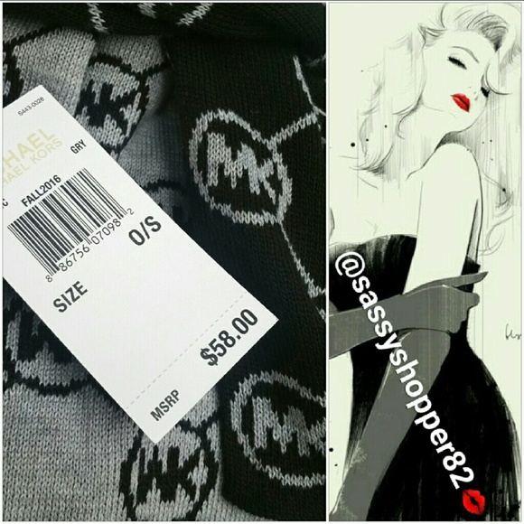 Last 1🎄🎁💯Michael Kors scarf NWT 100%Authentic - Picture 4 of 4