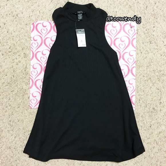 Rue21 Long Ribbed Mock Neck Flared Top