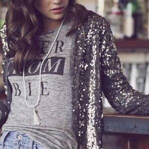 Sequin Cardigan NWOT