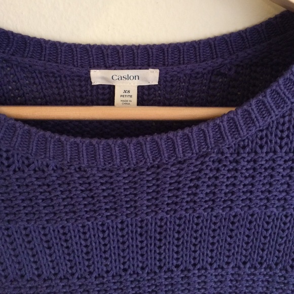 Royal blue Caslon heavy ish sweater in great shape - Picture 3 of 3
