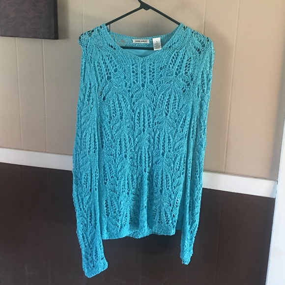 Women's sz s Laura Ashley knitted sweater