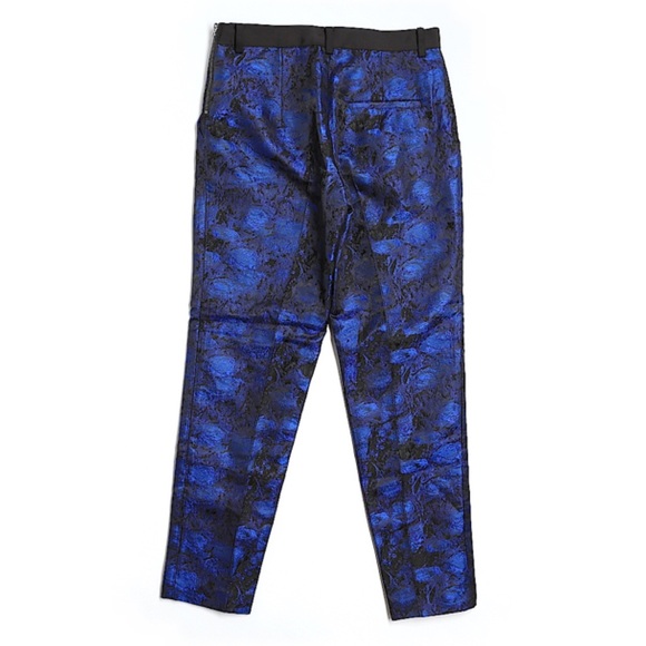 NWT H&M Blue Skinny Cut Dress Pants Sz 2 - Picture 2 of 2