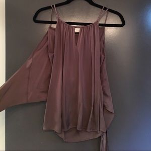 Elie Tahari silk wrap blouse