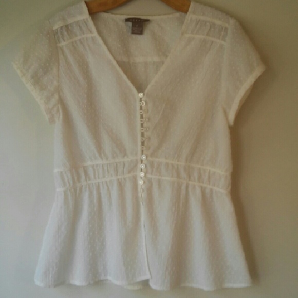 Kenar peplum blouse
