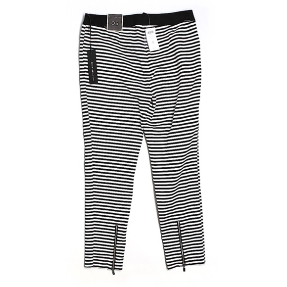 NWT Chico's Black Label Striped Pants Sz .5 - Picture 2 of 3