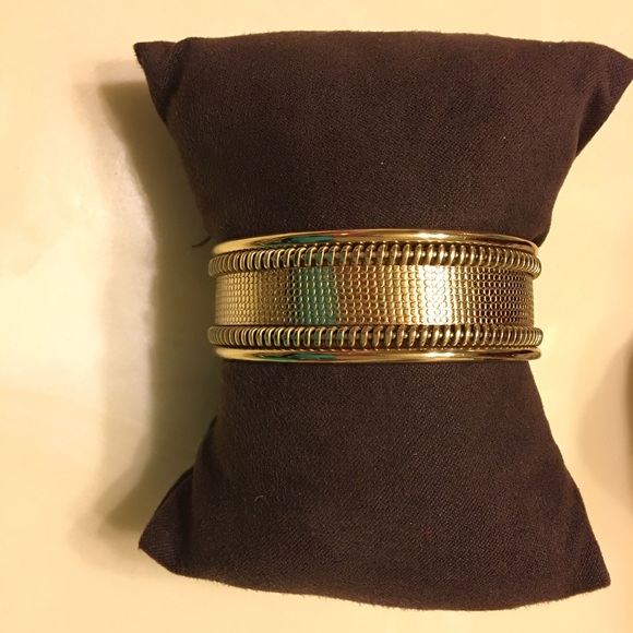 Goldstone Rustic Cuff