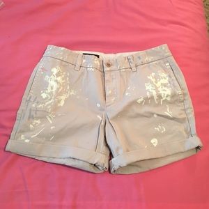 J.Crew women's paint-splattered shorts