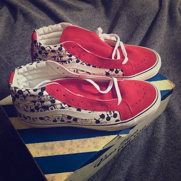 Vans Other - Vans Sk8-Hi (Mickey Squares)