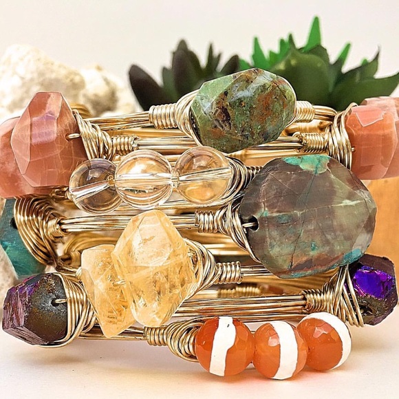 Natural Citrine Bangle - Picture 4 of 4