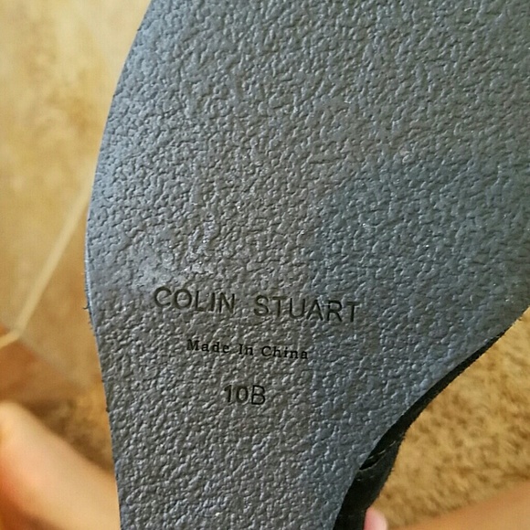 Colin Stuart Short Black Suede Boot - Picture 3 of 3