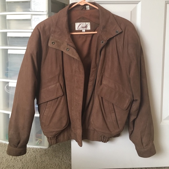 Suede Bomber Jacket