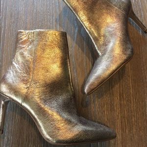 Beautiful Gold Boots from Zara