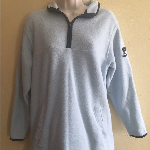 Women's 1/4 zip blue pullover