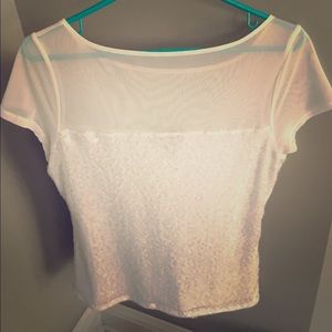 White House Black Market Sequin Top Size M