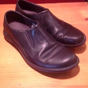 Casual black loafers