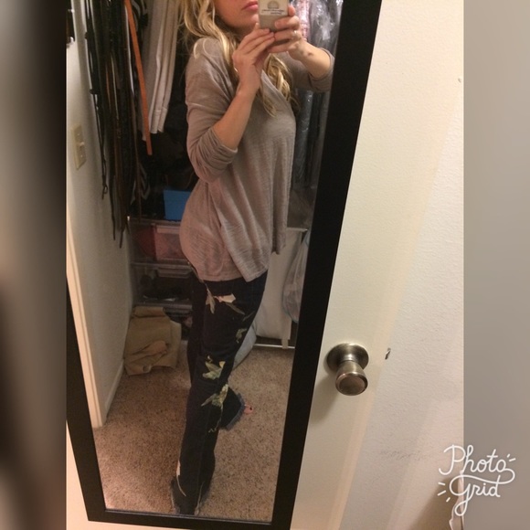 Express brown cardigan XS long flowy light weight - Picture 5 of 8