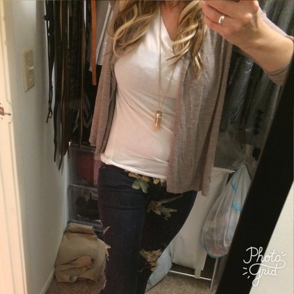 Express brown cardigan XS long flowy light weight - Picture 7 of 8