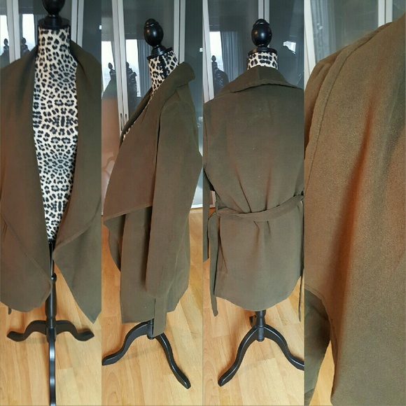 ▪LAST ONE▪"Olive You" Wrap Jacket NWOT - Picture 2 of 4