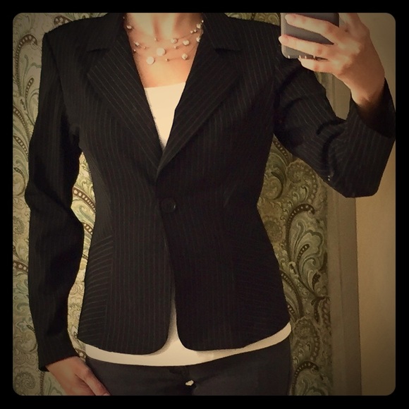 Modern Essentials Pinstripe Jacket