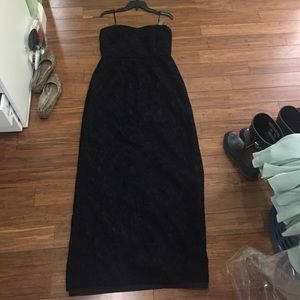 J.Crew Natasha long dress in leavers lace