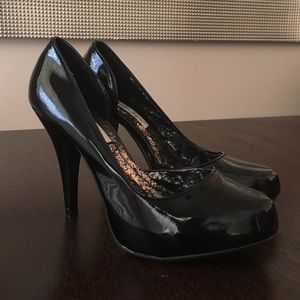 Black Patent Leather Heels