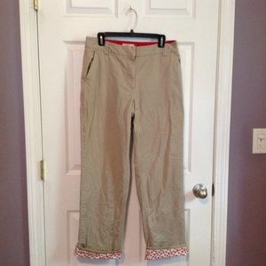 J.Crew fleece lined khakis