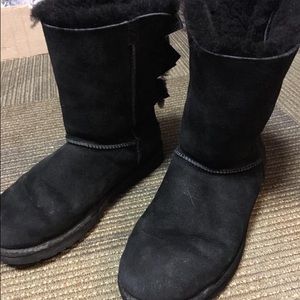 Black UGG boots