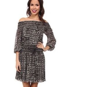 Off-the-shoulder Michael Kors sundress