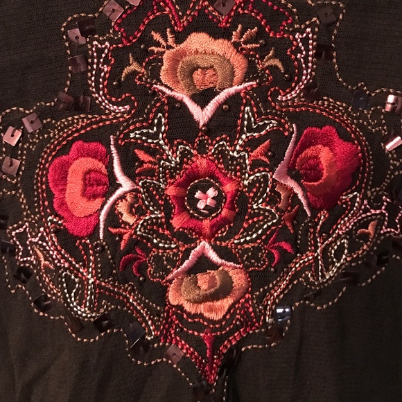 Sheer embellished top - Picture 2 of 4