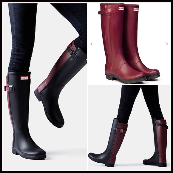 ❌SOLD❌HUNTER ORIGINAL TALL RAIN BOOTS - Picture 4 of 5