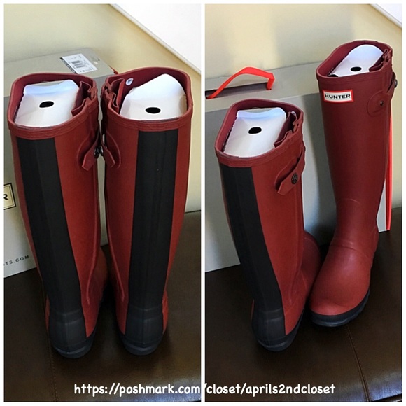 ❌SOLD❌HUNTER ORIGINAL TALL RAIN BOOTS - Picture 3 of 5