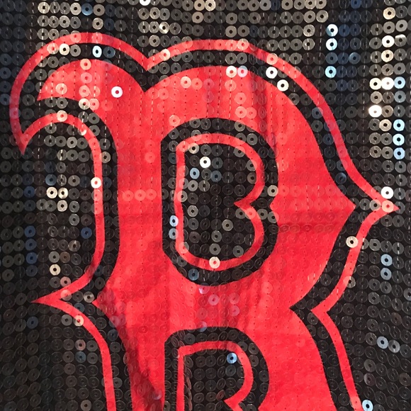 *SOLD* VS Pink Boston Red Sox sequin tank - Picture 4 of 4