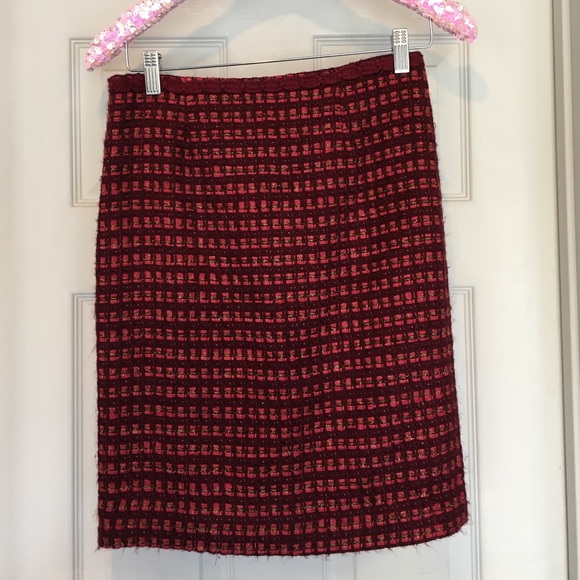 Tory Burch tweed pencil skirt 0 xs