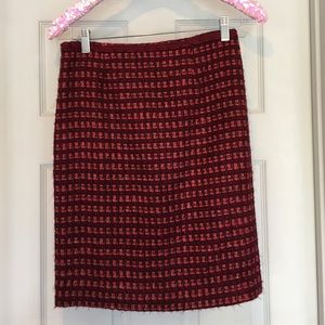 Tory Burch tweed pencil skirt 0 xs