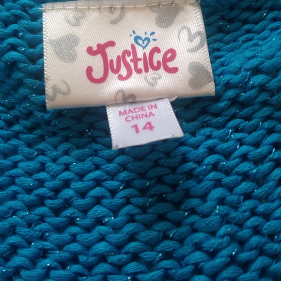 Blue button up coat - Picture 2 of 2