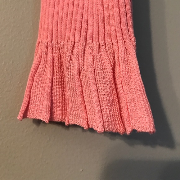 Pink ribbed sweater top - Picture 4 of 4