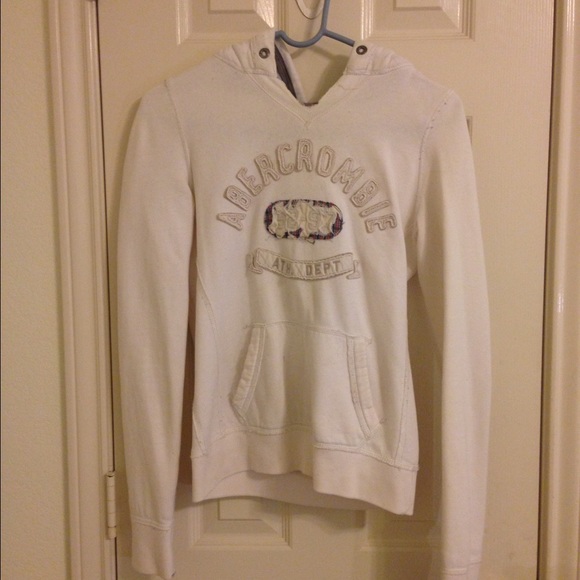 Abercrombie & Fitch Tops - White Abercrombie & Fitch Hoodie