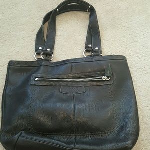 Black coach purse
