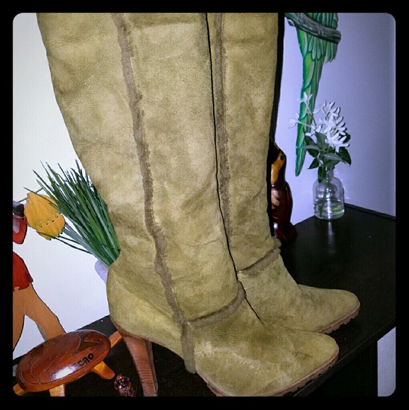 casadei fur boots