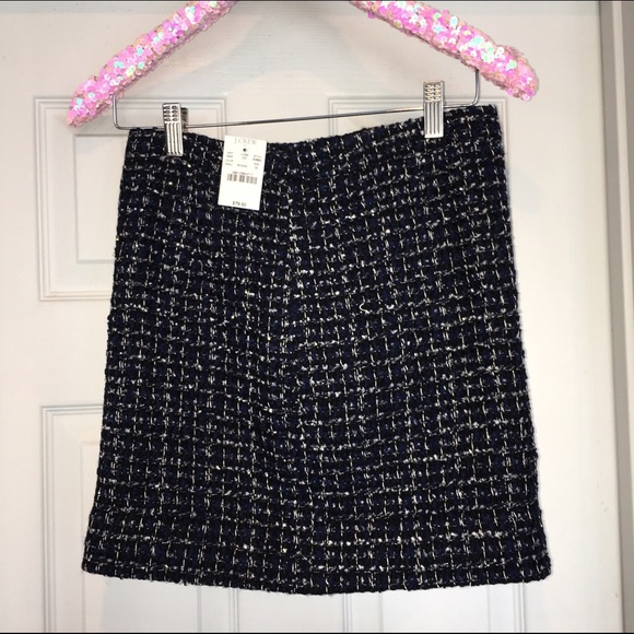 J Crew tweed skirt 00 XXS XS