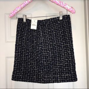 J Crew tweed skirt 00 XXS XS