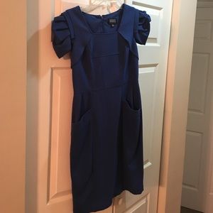 Adrianna Papell Petite Blue Dress
