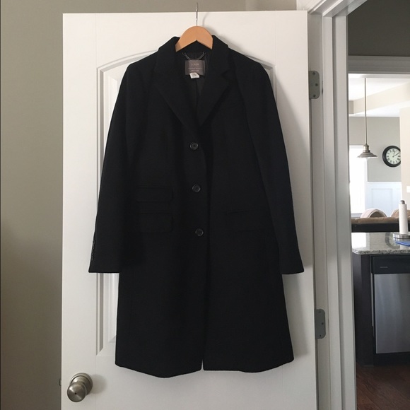 J. Crew Jackets & Blazers - 100% Wool J.Crew Black Coat